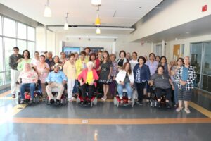 Town of Cicero Senior Center, working with Town President Larry Dominick and Trustee Blanca Vargas were able to secure and donate several motorized wheelchairs to residents who were in need of assistance.