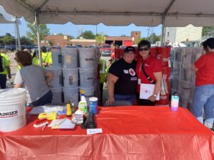 Town of Cicero and Red Cross post-flood assistance event July 22, 2023